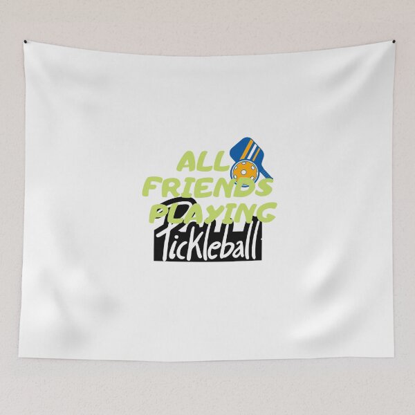 Item preview, All Friends playing pickleball  designed and sold by worldbigspace.