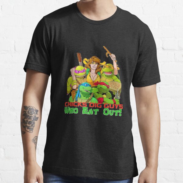 Teenage Mutant Ninja Turtles and Pizza girls like guys that eat