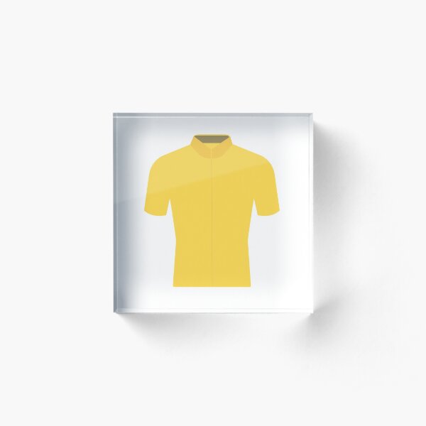 Tour de France YELLOW Jersey Acrylic Block