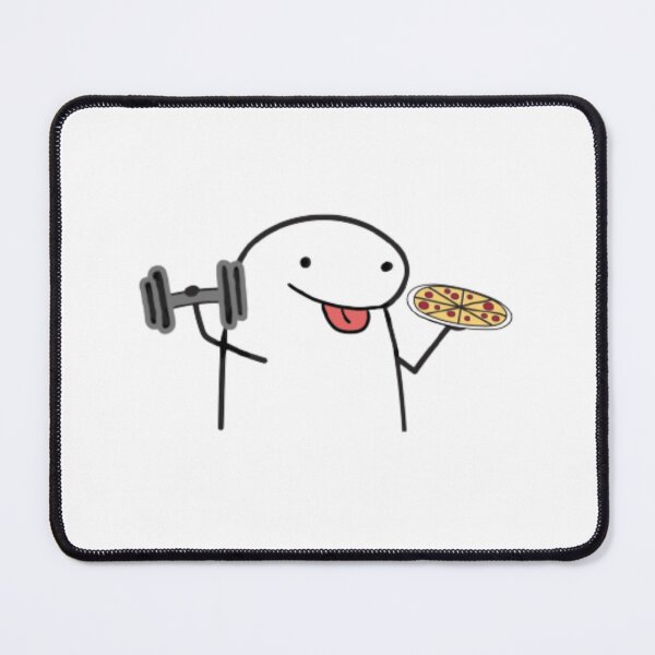 Item preview, Flork -gym and pizza lover designed and sold by nadeesha55.