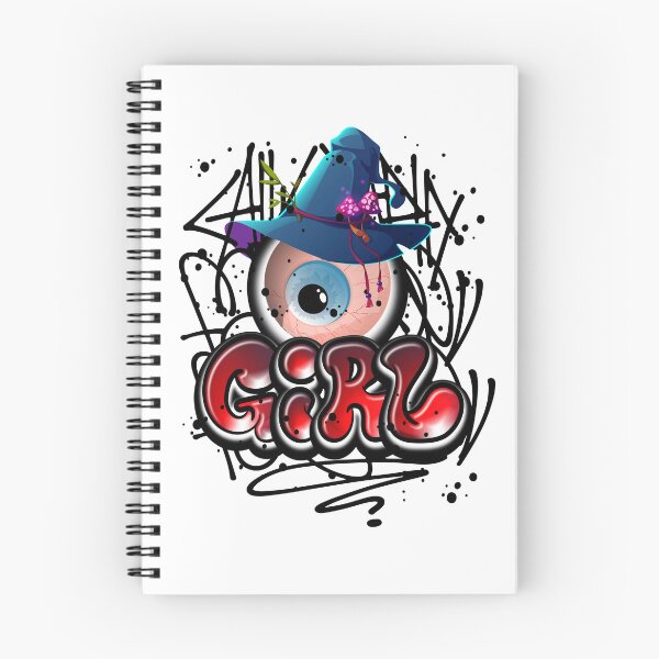 Item preview, Girl Monster Eye Graffiti Street Art designed and sold by NobuCollections.