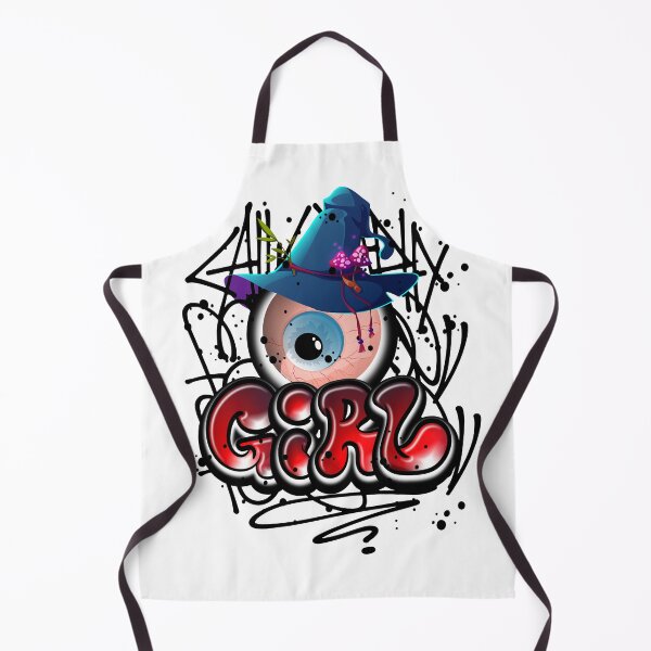 Item preview, Girl Monster Eye Graffiti Street Art designed and sold by NobuCollections.