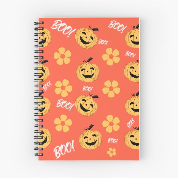 Item preview, Orange Pattern Halloween Boo Pumpkin And Flower  designed and sold by ArtOrg.