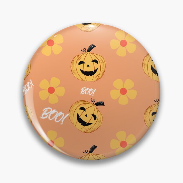 Artikelvorschau, Cooler Muster-Halloween-Kürbis und Blume entworfen und verkauft von ArtOrg.