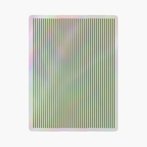Item preview, Green And White Vertical Striped designed and sold by RUMI-ART-PLANET.