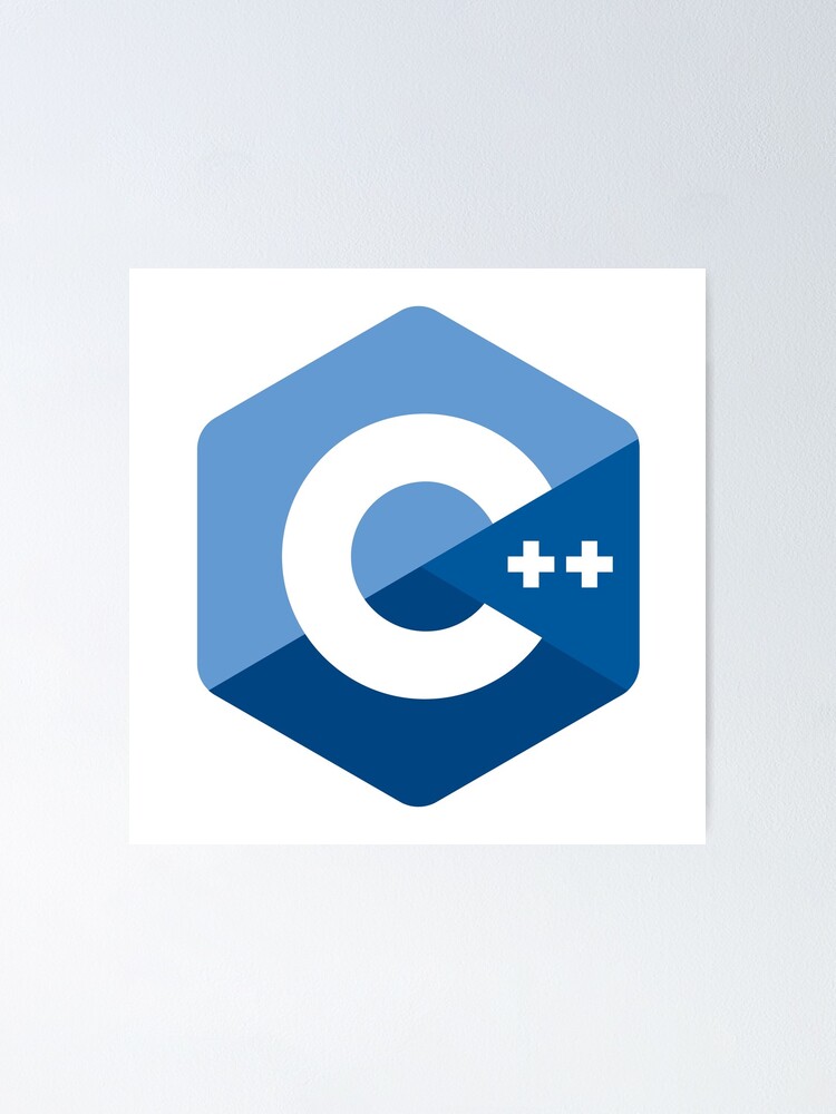 "C++ logo" Poster for Sale by hipstuff | Redbubble