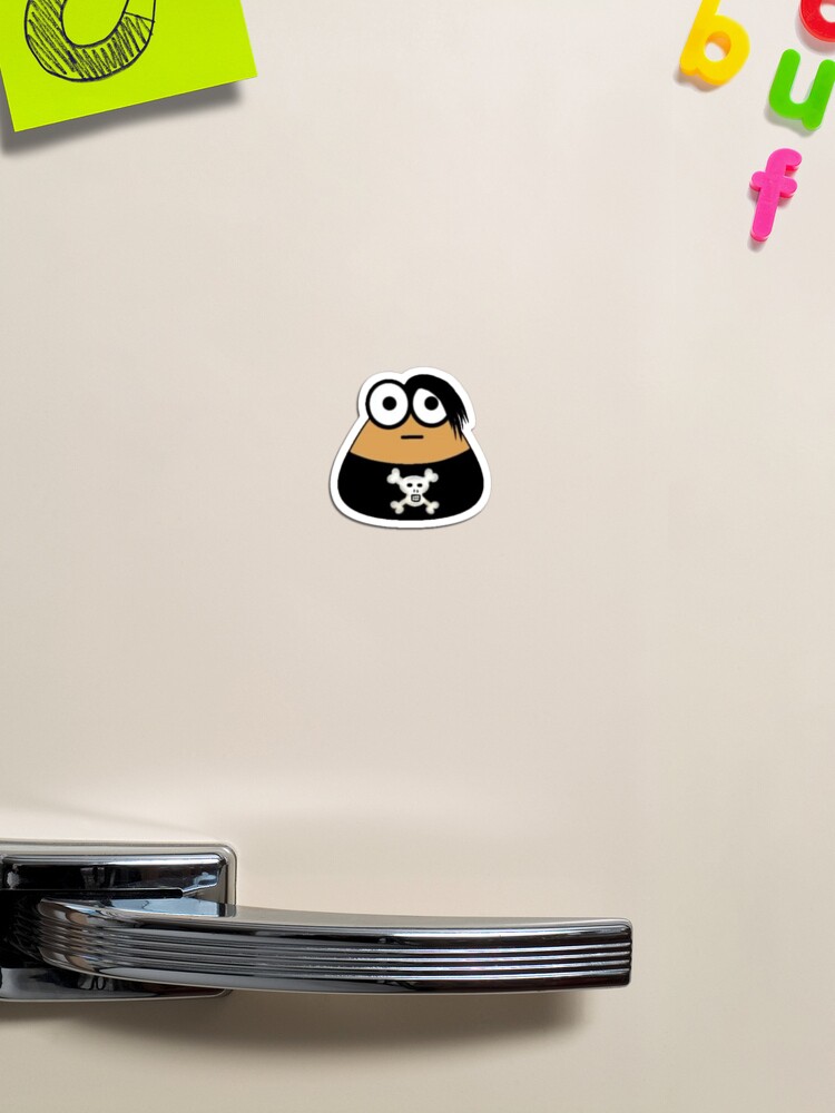 emo pou Sticker for Sale by Inverno85