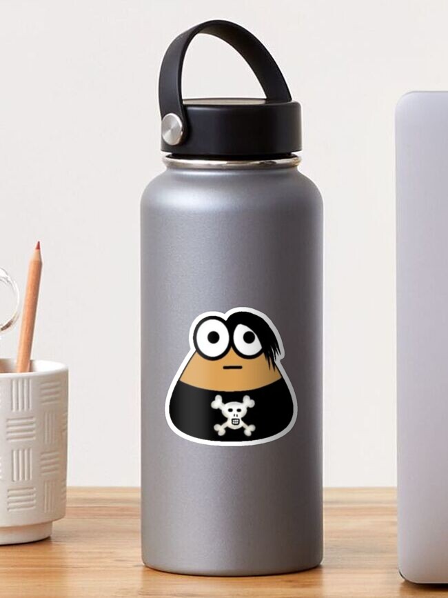 emo pou Sticker for Sale by Inverno85