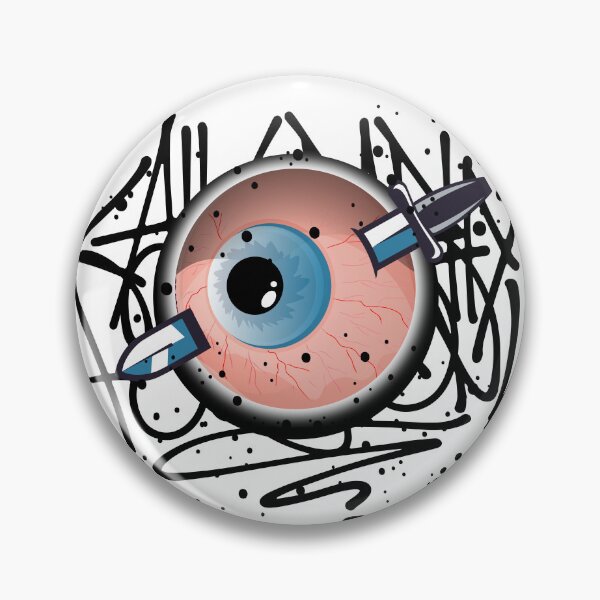 Item preview, Halloween Moster Eye Graffiti Street Art designed and sold by NobuCollections.