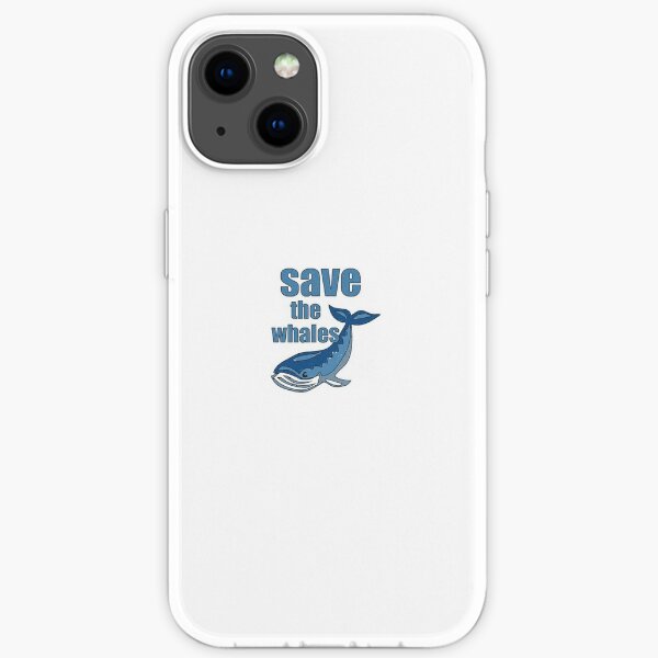 save the whales iPhone Soft Case