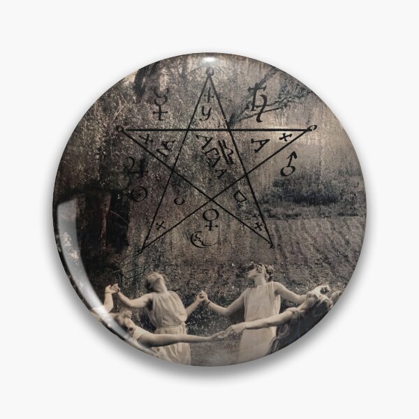 Item preview, Circle Of dancing Witches. Vintage photo - illustration designed and sold by el-padre.