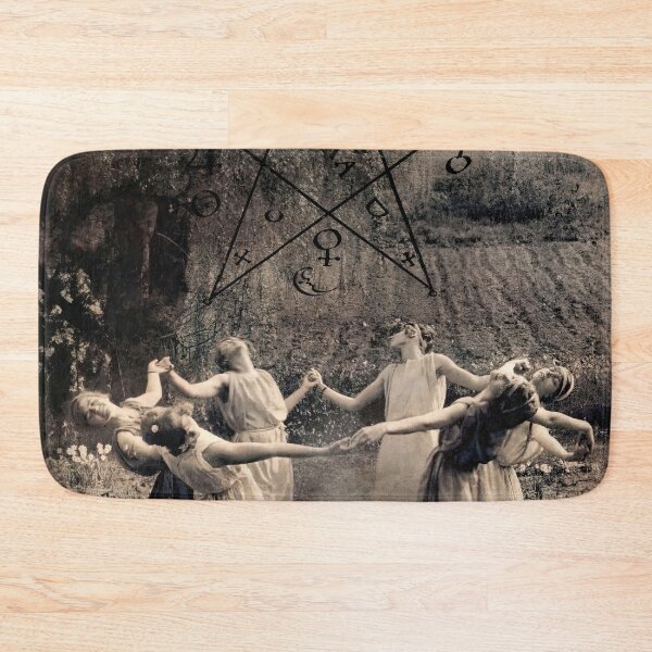 Item preview, Circle Of dancing Witches. Vintage photo - illustration designed and sold by el-padre.