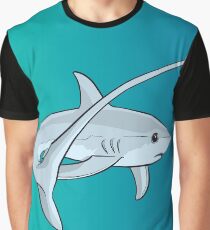 Adorable Cute Thresher Shark Graphic T-Shirt