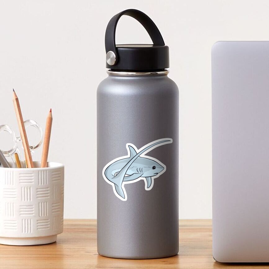 Adorable Cute Thresher Shark Sticker