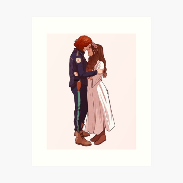 where you go, I go Art Print