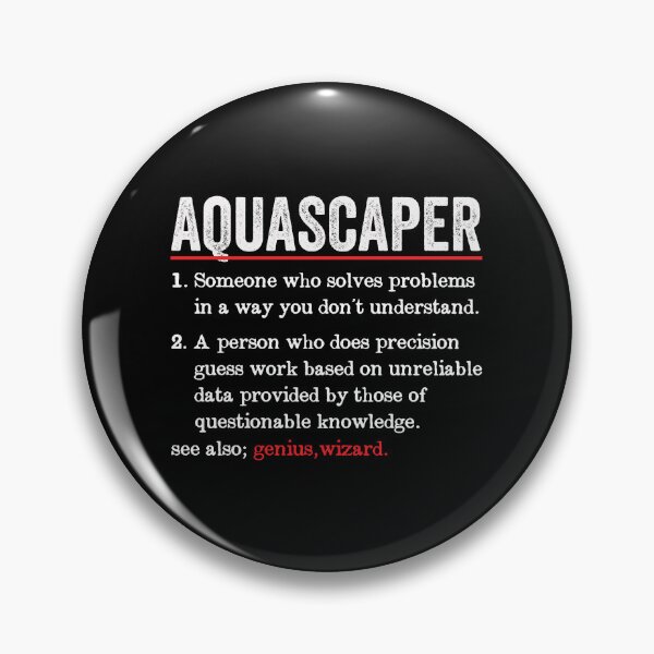 Item preview, Aquascaper Funny Definition: Aquascaping Fish Keeper Funny Aquarist Gift, Aquascape designed and sold by Adexyl.