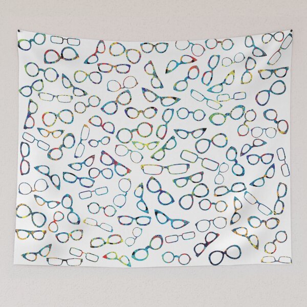 Item preview, Eyeglasses Pattern With Paint Splatter Effect designed and sold by Primroaddesigns.