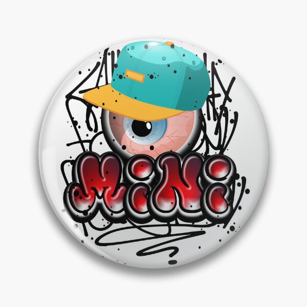 Item preview, Mini Monster Eye Graffiti Street Art designed and sold by NobuCollections.