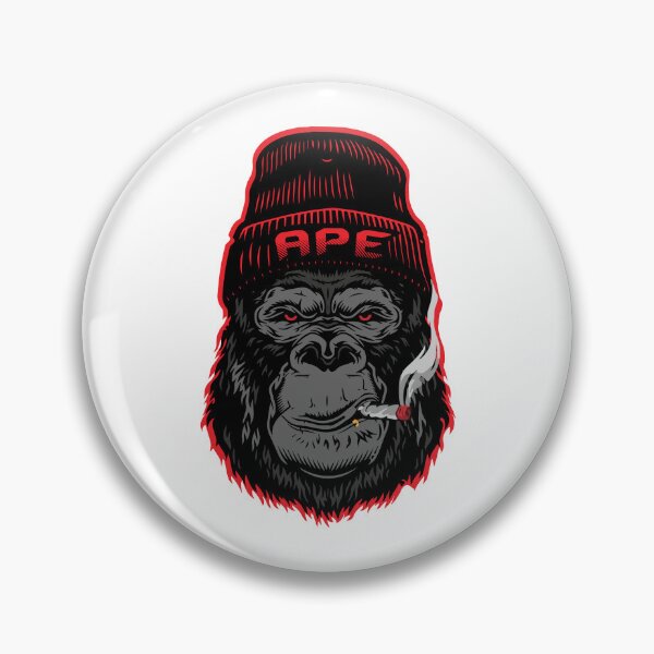 Item preview, Badass Smoking Gorilla  designed and sold by CodeSensei.