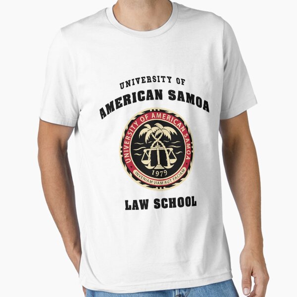 Vista previa del artículo con la obra «BCS - Facultad de Derecho Esse de la Universidad de Samoa Americana», diseñado y vendido por AndrewJarrel.