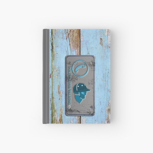 polo player talking_blue Hardcover Journal
