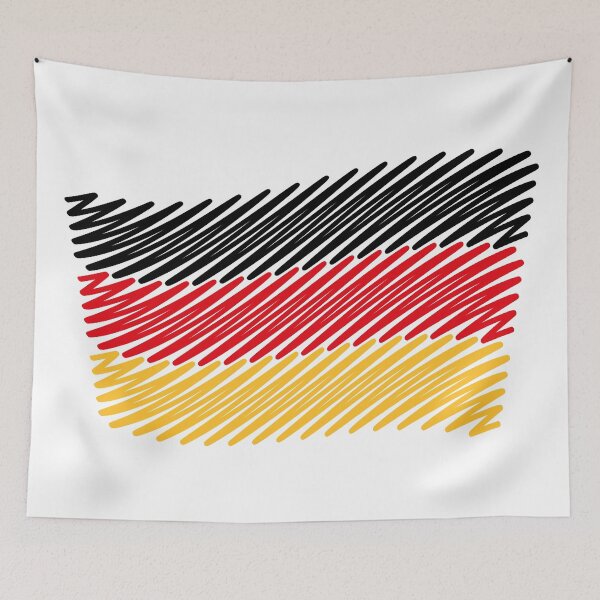 Item preview, National Flag Of Germany (Scribble) designed and sold by Roderix.