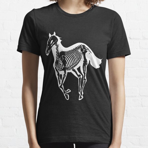 Cráneo de pony blanco de Deftones Camiseta esencial