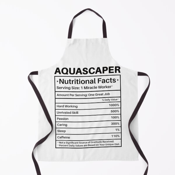 Item preview, Aquascaper Nutritional Facts: Aquascaping Fish Keeper Funny Aquarist Gift, Aquascape designed and sold by Adexyl.