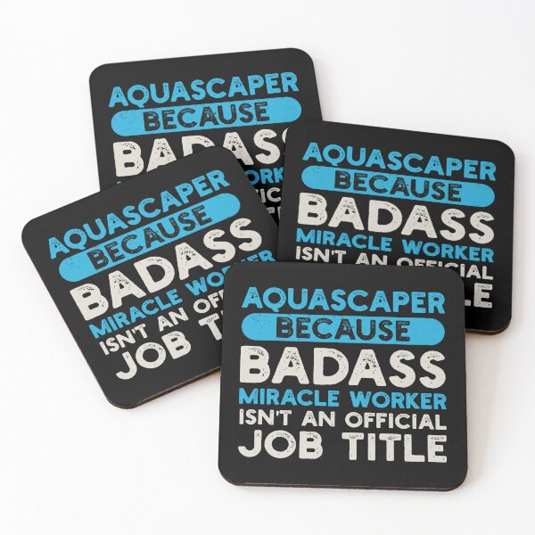 Item preview, Aquascaper Because Badass Miracle Worker Isn't An Official Job Title: Aquascaping Fish Keeper Funny Aquarist Gift, Aquascape designed and sold by Adexyl.