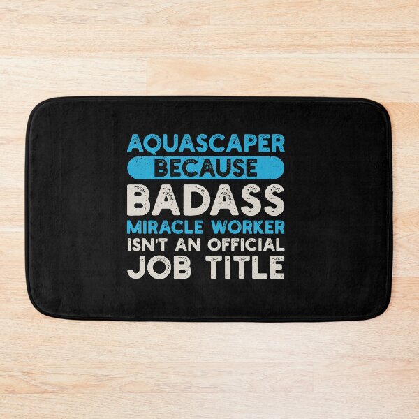 Artikelvorschau, Aquascaper Weil Badass Miracle Worker kein offizieller Berufstitel ist: Aquascaping Fish Keeper Lustiges Aquaristengeschenk, Aquascape entworfen und verkauft von Adexyl.