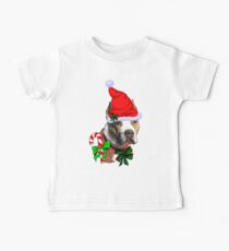 American Pit Bull Terrier Christmas Gifts Baby Tee