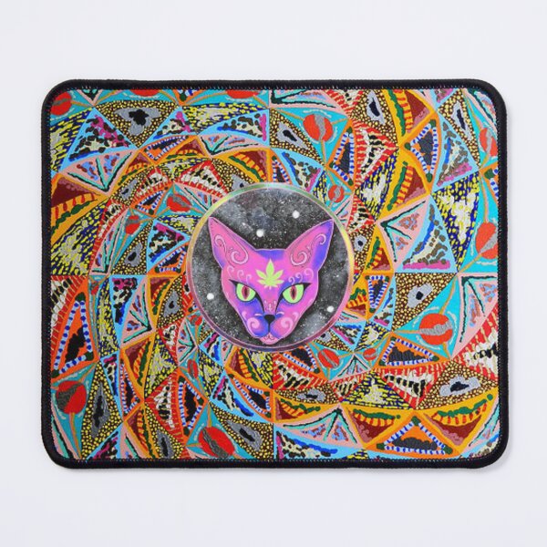 Item preview, psy cat artwork designed and sold by merry marley.
