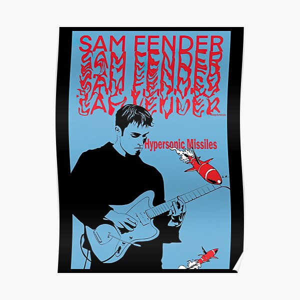 sam fender blue Poster
