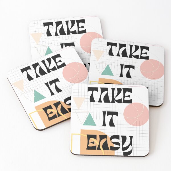 Item preview, Take it easy, circle , triangle, illustration designed and sold by HelloTARA.