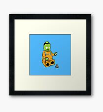 Space Legos Framed Print