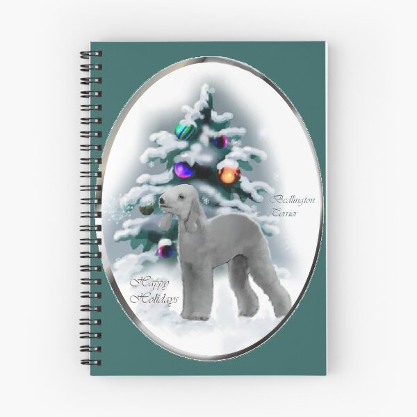 Item preview, Bedlington Terrier Christmas Holiday Art Gifts designed and sold by springdaleshops.