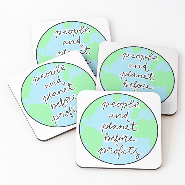Item preview, People and Planet before Profits  designed and sold by BluebellPainter.