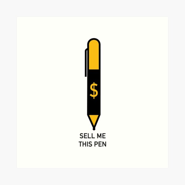 THIS PEN IS FOR SALE Art Print