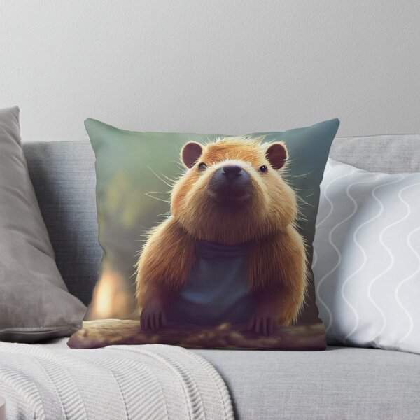 Item preview, Cute Capybara, Smiley Capybara Animal designed and sold by Pet Shelter.