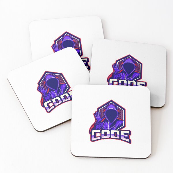 Item preview, Code One Gamer Blue on Red designed and sold by Rorulent.