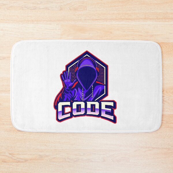 Item preview, Code One Gamer Blue on Red designed and sold by Rorulent.