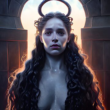 "Beautiful Witch Woman With a Crown Nude Fantasy Medieval - Witch Queen