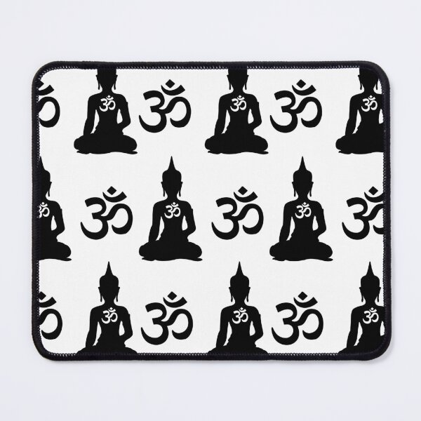 Item preview, Simple Buddha with Hindu Om Symbol designed and sold by XOOXOO.