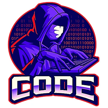 Artwork thumbnail, Code Two Gamer Blue on Red by Rorulent