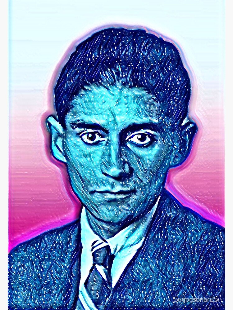 Póster «Ilustraciones de Franz Kafka | Retrato de Franz Kafka | Arte de