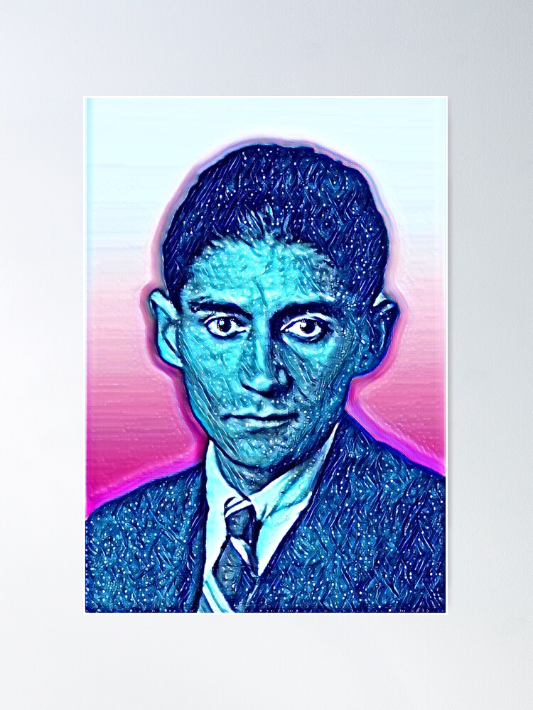 Franz Kafka Portrait Poster Print by Standard Designs