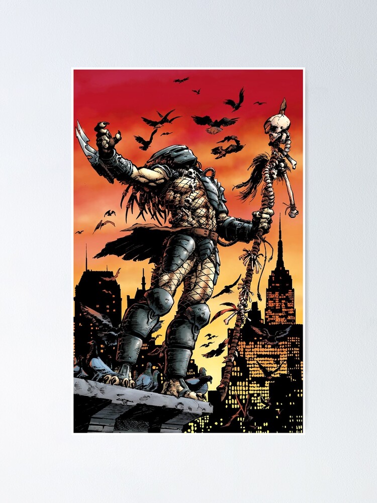 "predator, comic, concrete jungle, yautja, new york, hunt, alien, prey