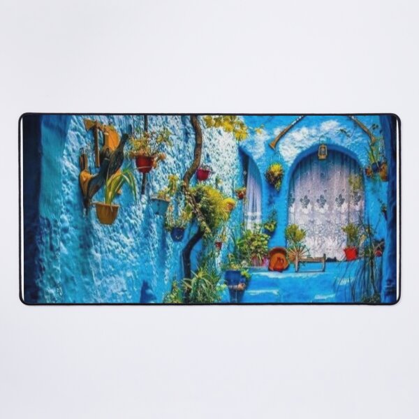 Item preview, bleu city moroccan art designed and sold by thamishop1.