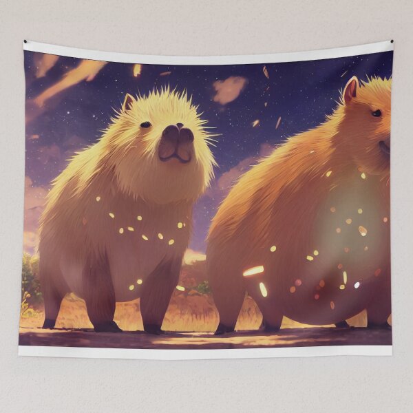 Aperçu de l'œuvre Capybara Beasts, Capybaras géants et mignons créée et vendue par Pet Shelter.