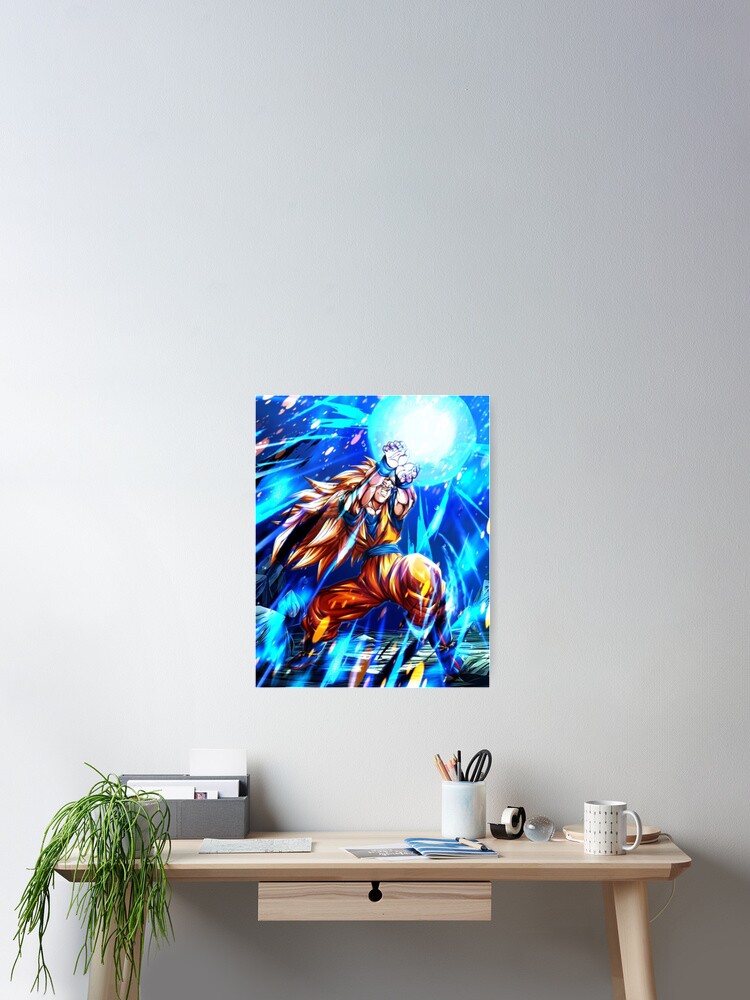 Super Saiyan 3 Goku Poster for Sale by BeeRyeCrafts